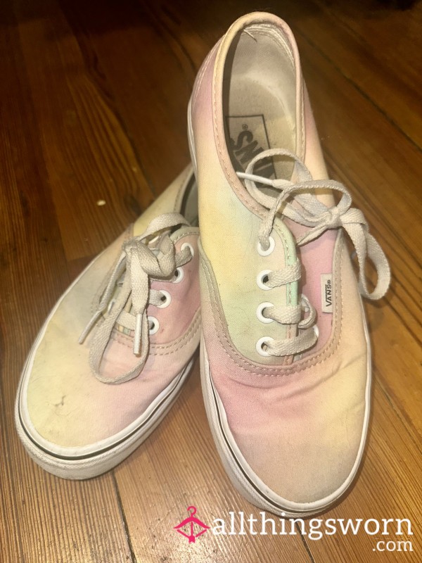 Pastel Rainbow Vans 🌈