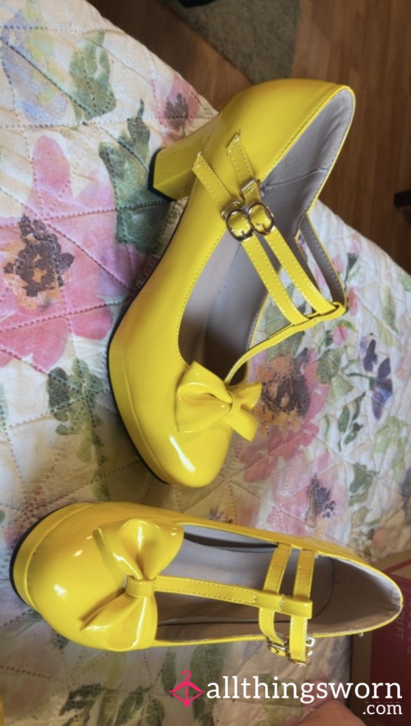 💛 Patent Leather Mary Jane’s Sz9 W/ US Shipping