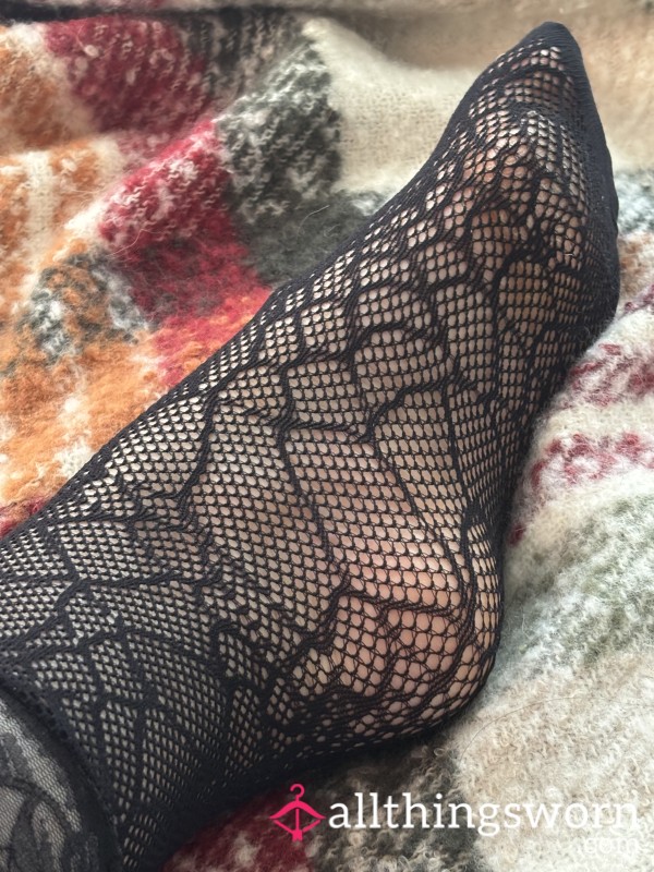 Patterned Fishnet Sock