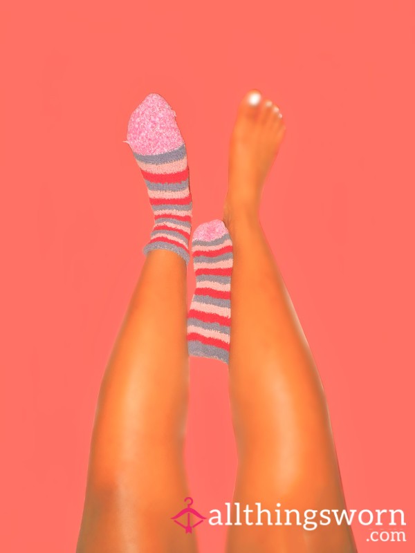 Patterned Fuzzy Socks