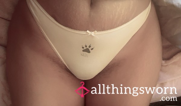Paw Print Thongs