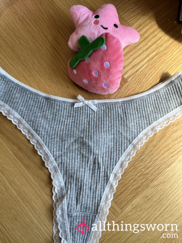 Plain Cotton Gstring 24 Hr Wear $50 Express