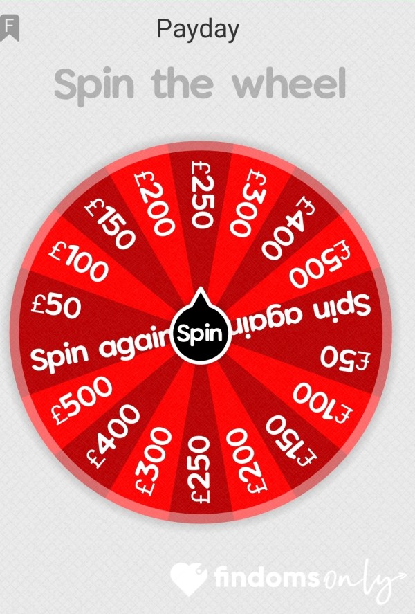 Pay Day Wheel Spin