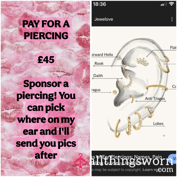 Pay For A Piercing