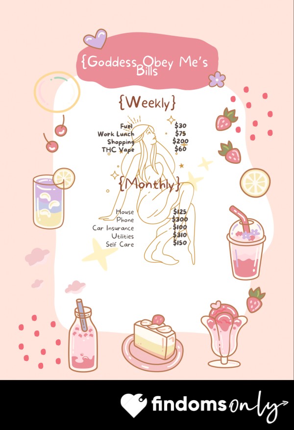 Pay For Goddess Bills - Weekly