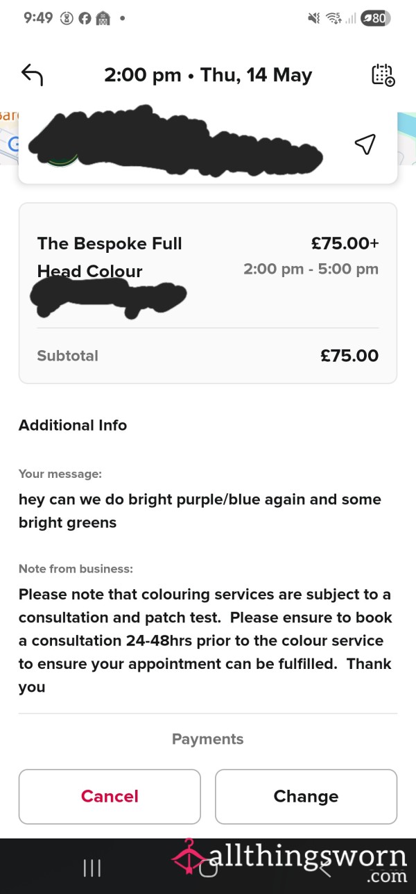 Pay For My Hair 💜💚