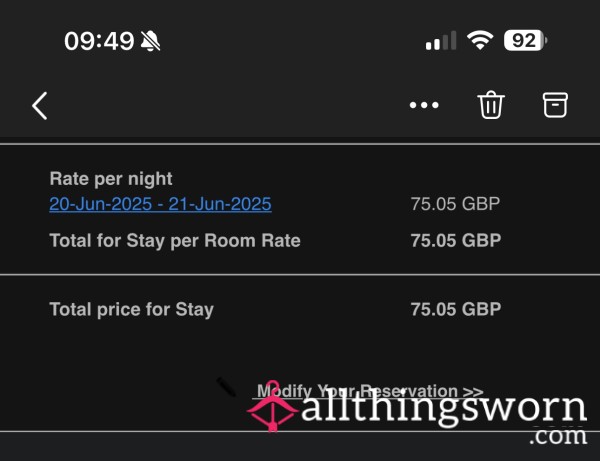Pay For My Hotel Room