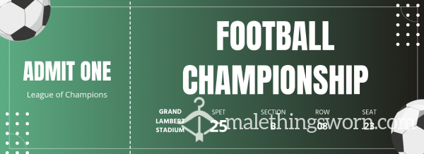 Pay For My Match Ticket & Receive A Reward