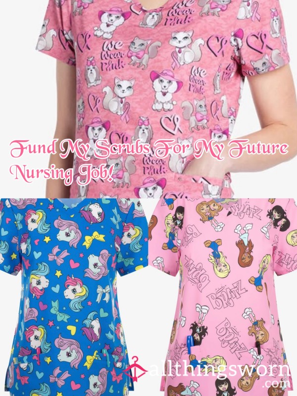 Pay For My Nursing Scrubs So I Can Achieve My Goals At My Dream Job! 💗💅