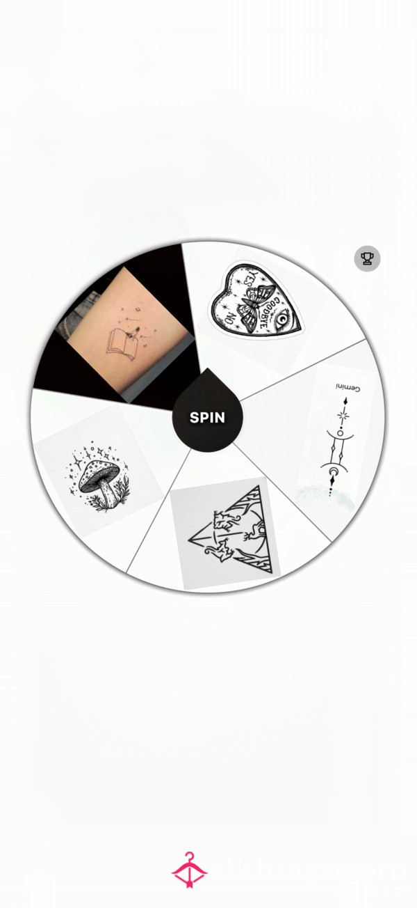 PAY FOR MY RANDOM TATTOO