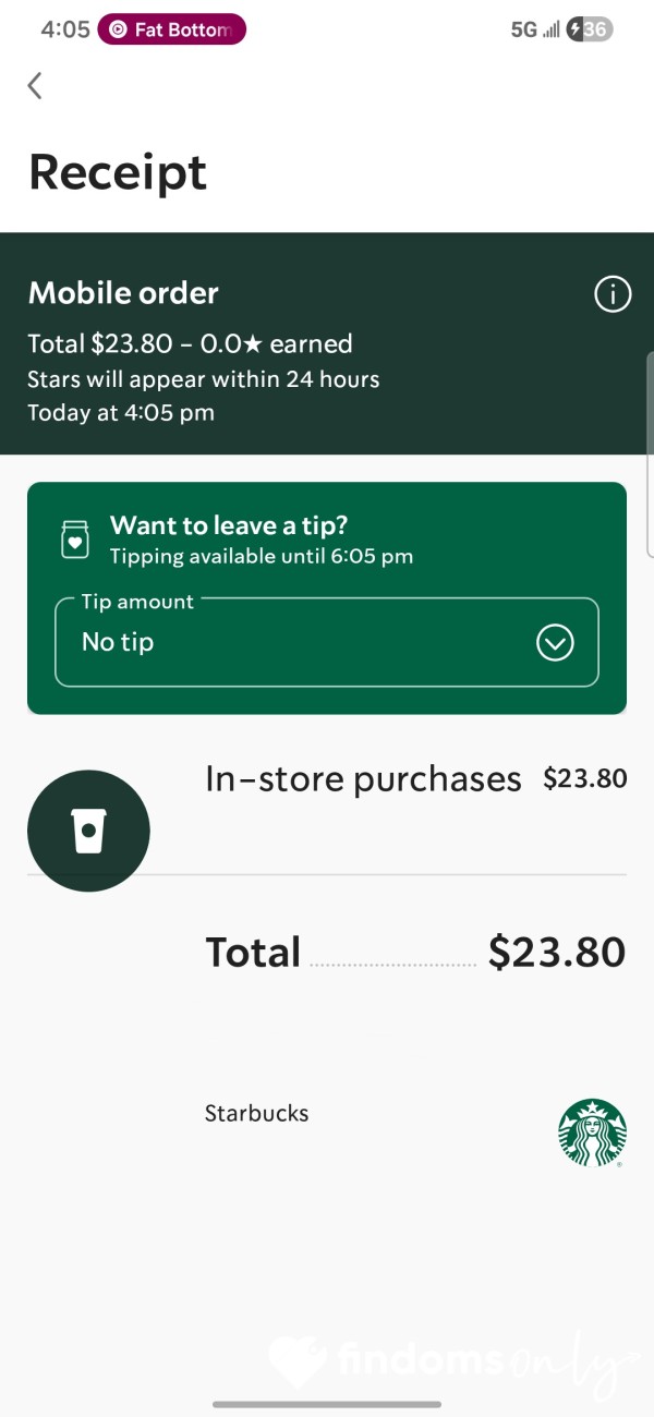 Pay For My Starbucks