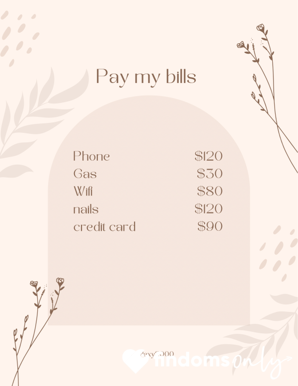 Pay My Bills 💳✨