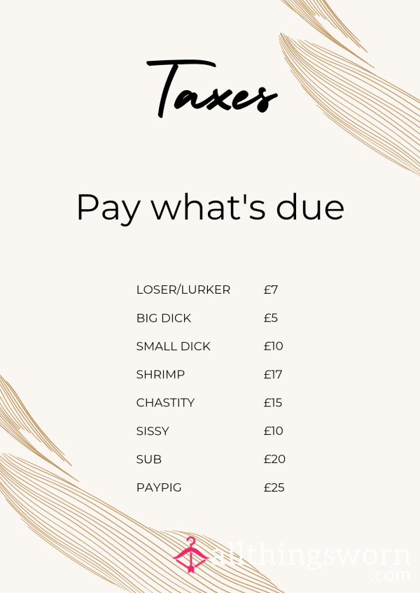 Pay Your Taxes