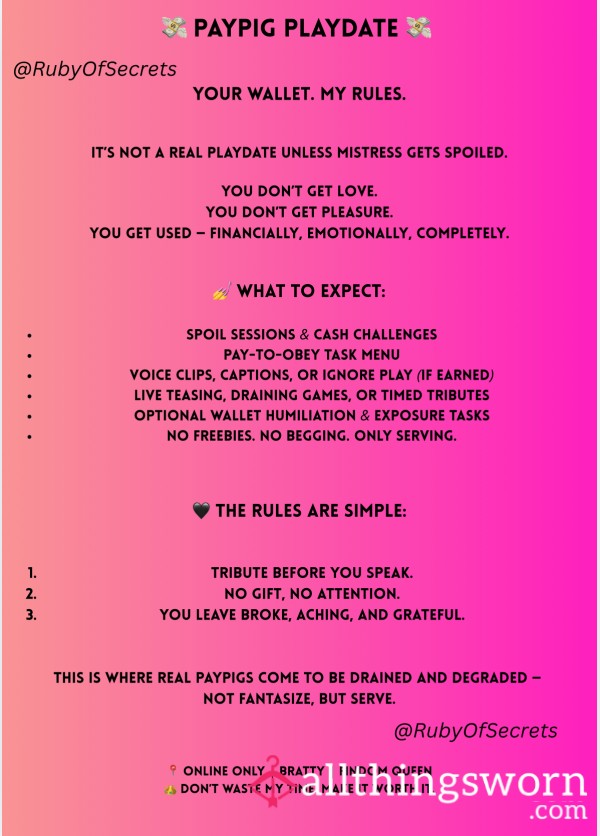 PAYPIG PLAYDATE