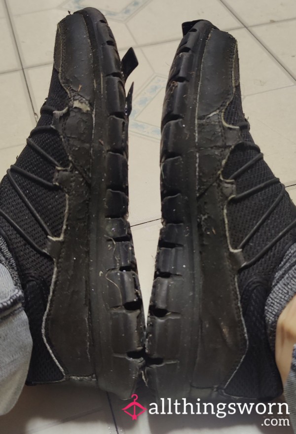 PC's Old Worn Down Slip-on Shoes