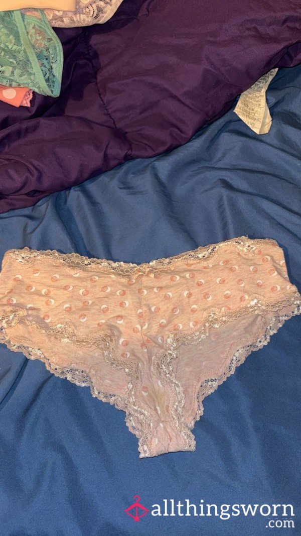 Peach Cheeky Panties