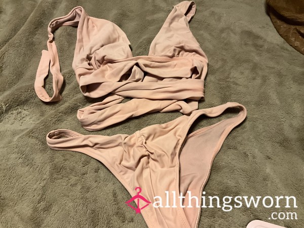Peach Colored Bathing Suit