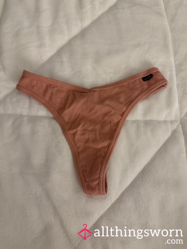 Peach Colored Thong