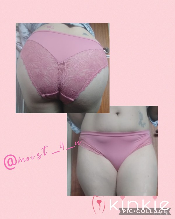 Peach Cotton / Lace Back Full Brief Soft.£20-48hrs Wear Inc Pics & UK Postage