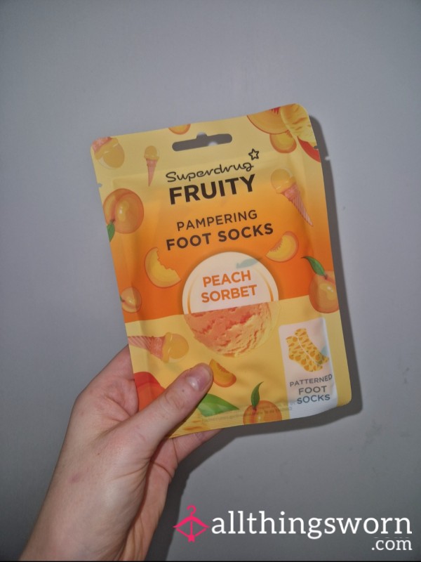 Peach Foot Mask