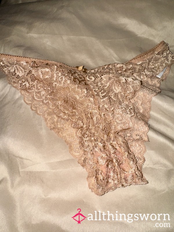 Peach Lace Brazilian
