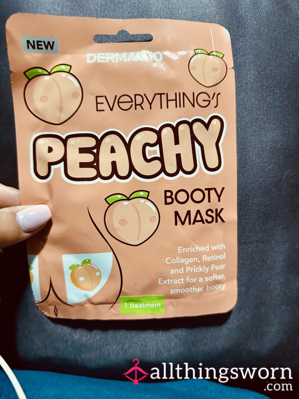 Peachy Booty Mask - 1 Available, Ready To Be Used With You In Mind! 🍑