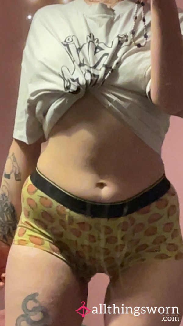 Peachy Boxers, Worn For As Long As You Like