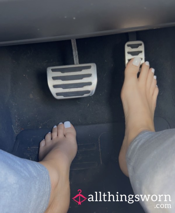 Pedal Pumping Foot Tease