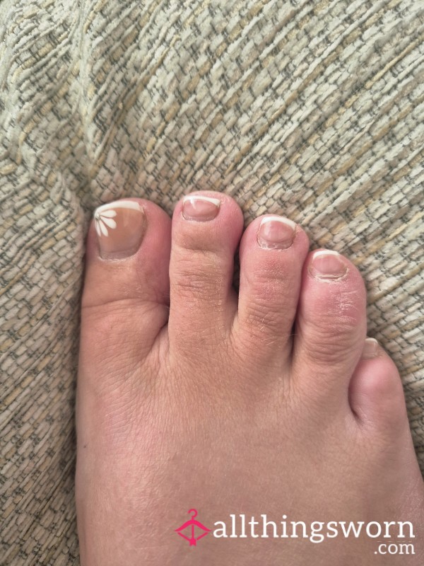 Pedicure And Nail Clippings.