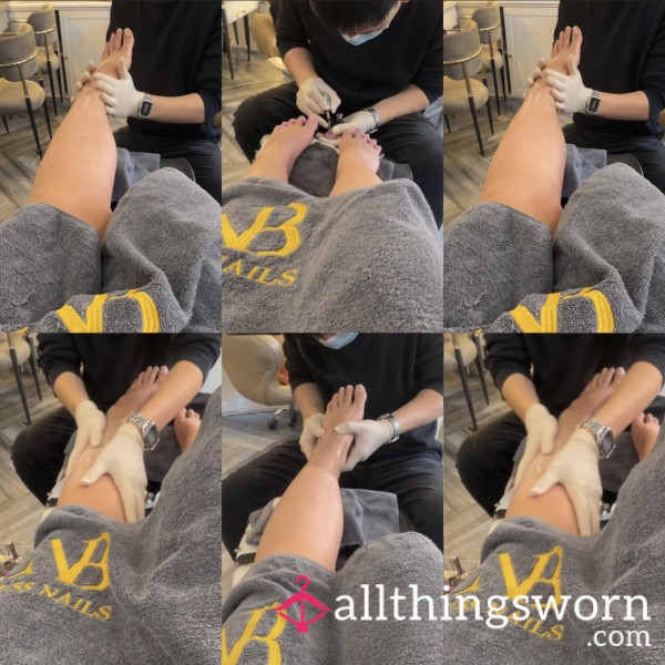 PEDICURE FROM START TO FINISH IN PUBLIC | FRENCH TIP |ThaLuxeBabe