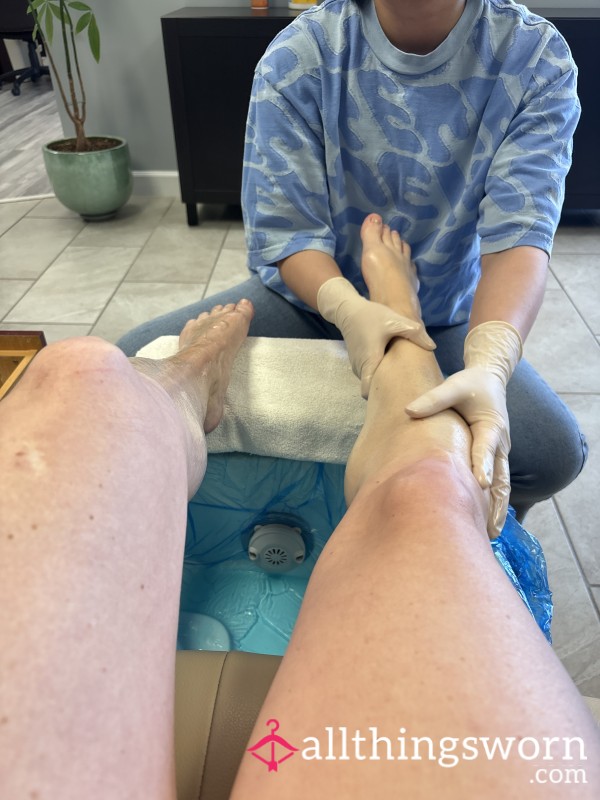Pedicure Ma**age For A Hot Teacher!