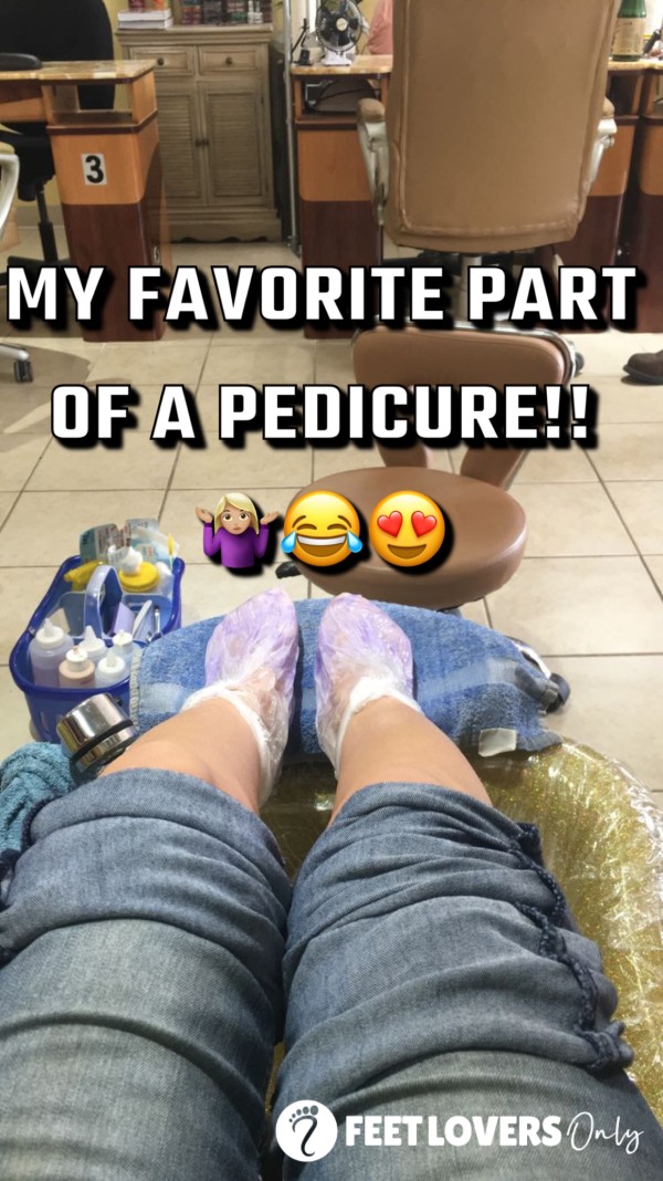 Pedicure With Racy Tracy Lynn