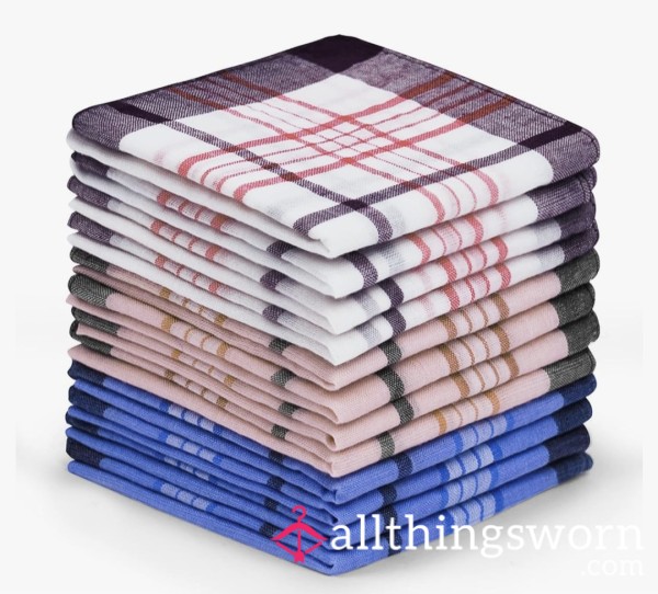 P** Wipe Hankies (just Front Door Not Back)for Discreet Sniffing Throughout Your Day