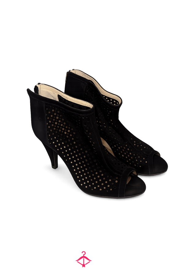 🖤p**p-Toe Bootie Heels🖤