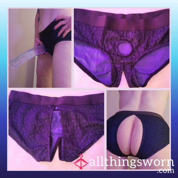 Pegging Panties With Silicone Ring
