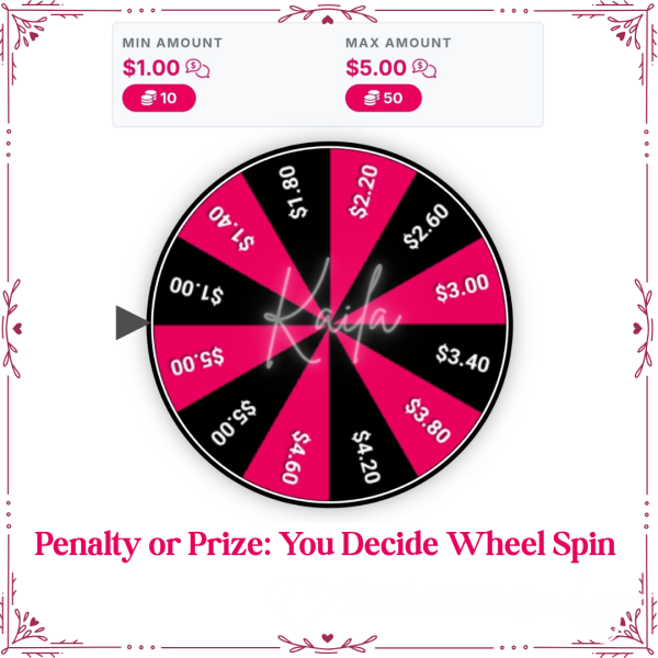Penalty Or Prize: You Decide Wheel Spin