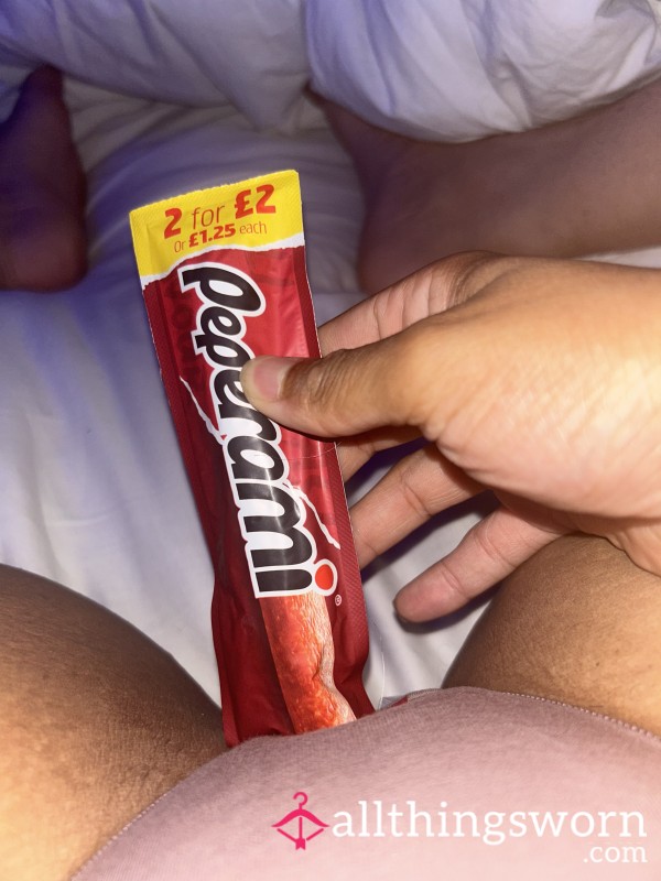 Peperami Pu**y For You To Eat
