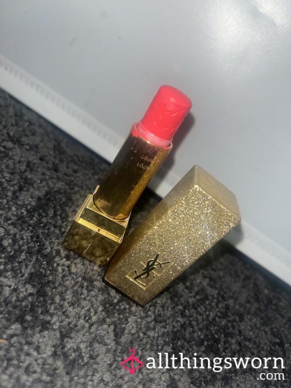 Perfect Lipstick For A Sissy Girl 💋beautiful Pink YSL Lipstick…. Ready To Turn All The Mens Heads