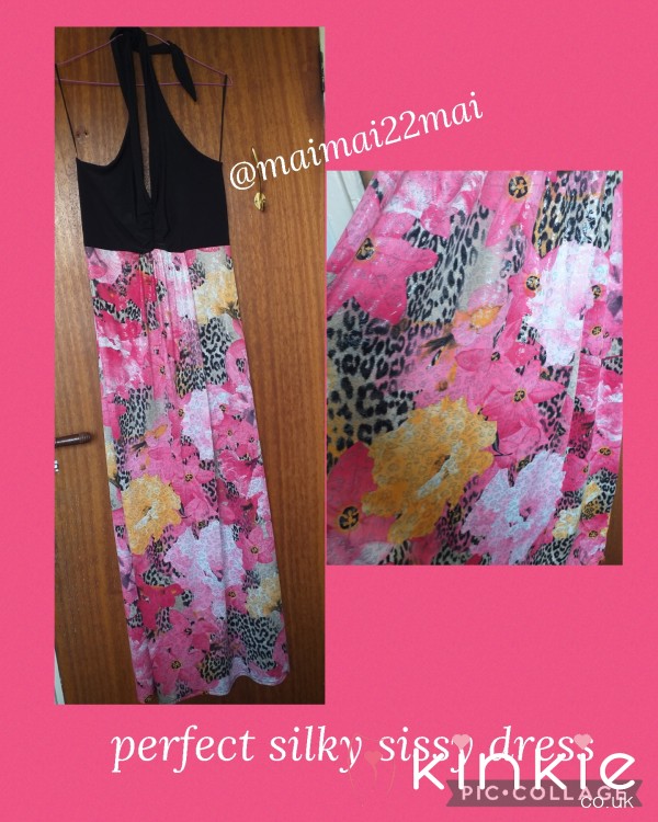 Perfect Silky Stretchy Sissy Summer Dress. 14/16 .taller Sissy