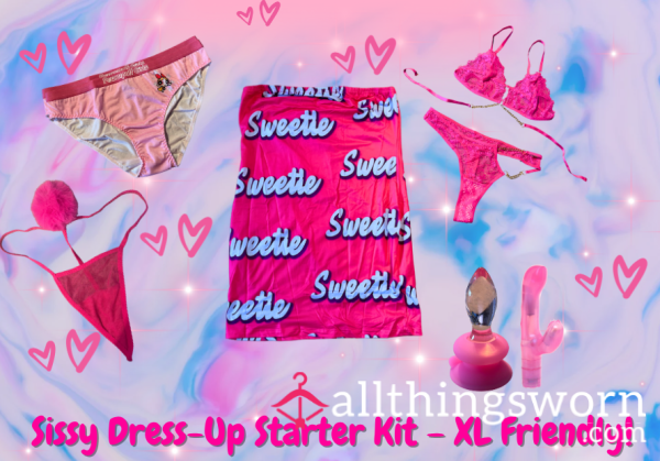 💗 PERFECT Sissy Dress-Up Starter Kit – XL Friendly 💗