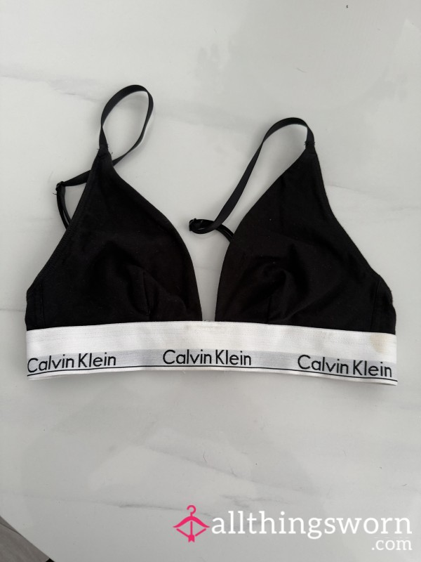 Perfume Soaked Calvin Klein Bra