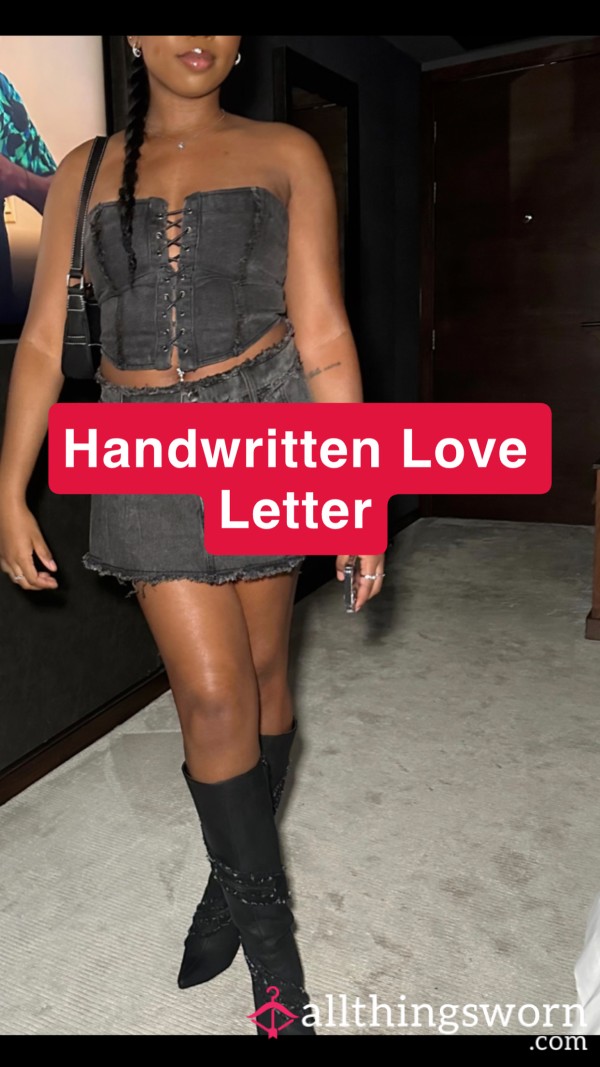 Perfumed Handwritten Love Letter💌