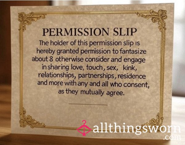 Permission Slip