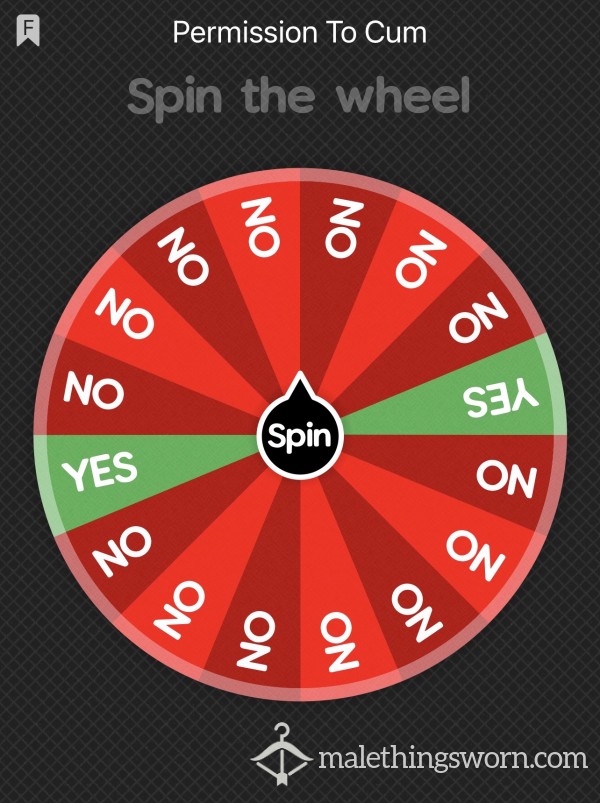 Permission To C*m Wheel