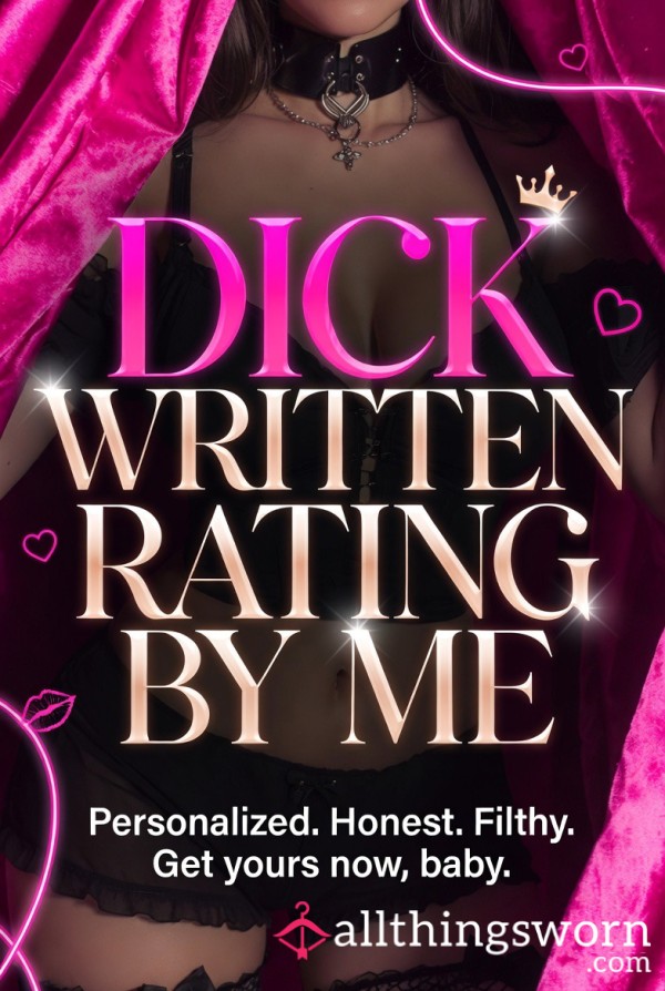 PERSONAL D*ck RATING WRITTEN 🙌🏻🩷