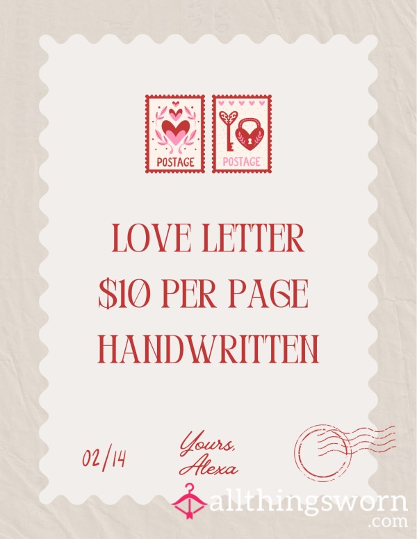 Personal Love Letter