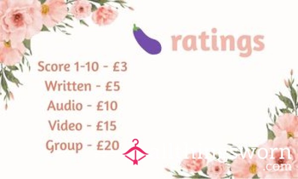 Personalised D Ratings Just For You!