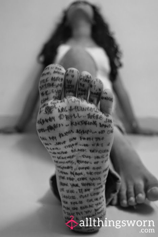 Personalised Foot Writing
