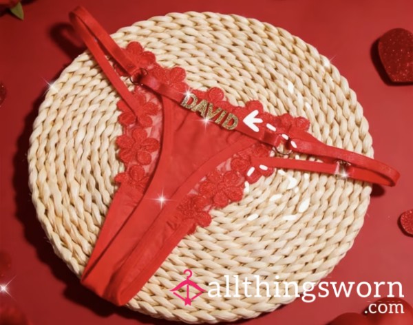 Personalised Name Thong
