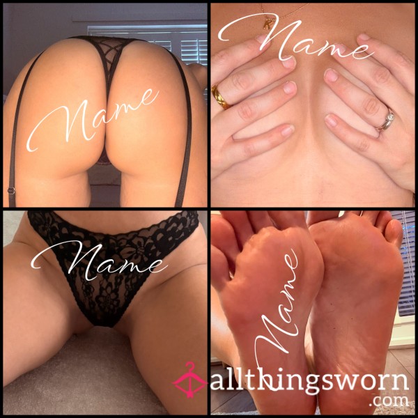 Body Writing Photo Set.